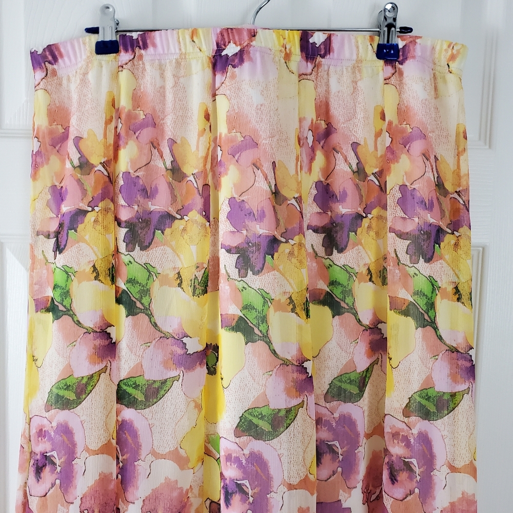 CJ Banks Floral Skirt